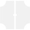 Ekena Millwork Haus Architectural Grade PVC Contemporary Ceiling Medallion, Two Piece, 36"OD x 3"ID x 12"C x 1"P CMP36HS2-03000 - alternate 2